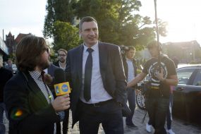 Vitaliy Klichko in Gdansk