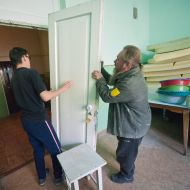 Repair in a military hospital