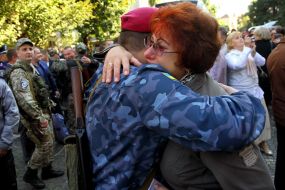 Soldier of Zakarpattya law enforcement detachment