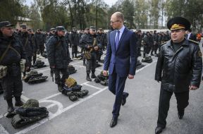 Arseniy Yatsenyuk and Stepan Poltorak