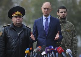 Arseniy Yatsenyuk and Stepan Poltorak