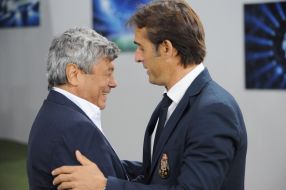 Mircea Lucescu and Julen Lopetegi