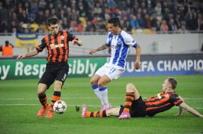 Taras Stepanenko, Cristian Tello and Aleksandr Kucher