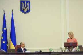 Arseniy Yatsenyuk and Lyudmila Denisova