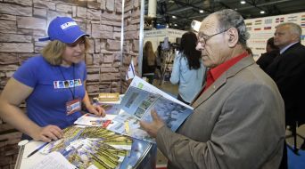Stand representative of the Ministry of Tourism of Israel in Ukraine