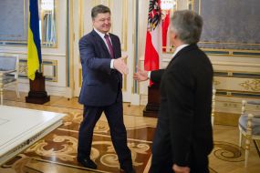 Petr Poroshenko and Werner Faiman