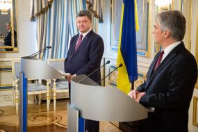 Petr Poroshenko and Werner Faiman