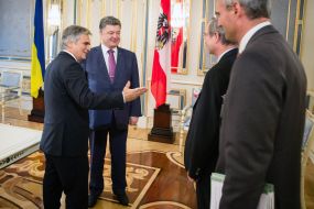 Petr Poroshenko and Werner Faiman