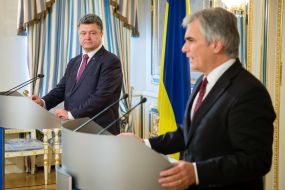 Petr Poroshenko and Werner Faiman