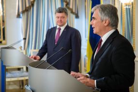 Petr Poroshenko and Werner Faiman