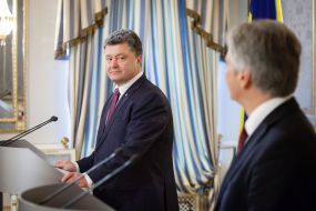 Petr Poroshenko and Werner Faiman