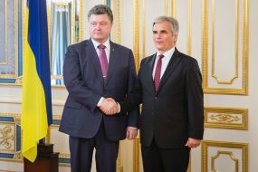 Petr Poroshenko and Werner Faiman