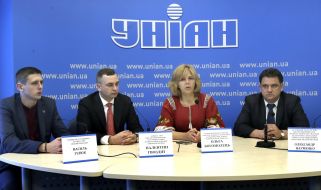 Участники пресс-конференции