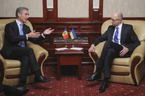 Yuri Leancă and Arseniy Yatsenyuk