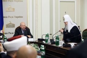 Александр Турчинов и Филарет