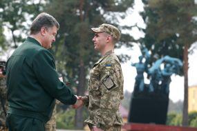 Petr Poroshenko and Andrey Shevchuk