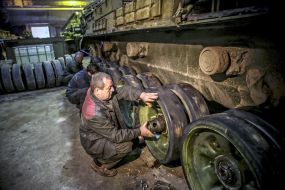 Worker of armored plant