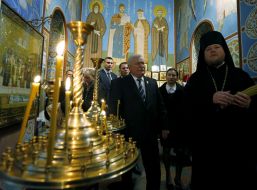 Vitaliy Klichko and Lech Walesa