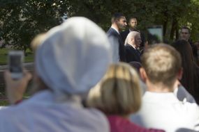 Vitaliy Klichko and Lech Walesa