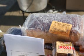 Soldier demonstrates bread long-term storage