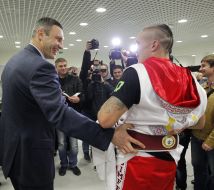 Виталий Кличко и Александр Усик