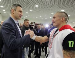 Виталий Кличко и Александр Усик