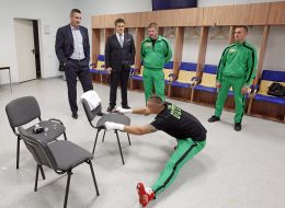 Виталий Кличко и Александр Усик 