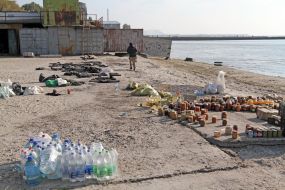 Бойцы батальона МВД "Святая Мария"