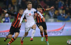 Andriy Yarmolenko, Yaroslav Rakitskiy and Taras Stepanenko