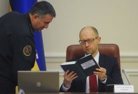 Arseniy Yatsenyuk and Arsen Avakov