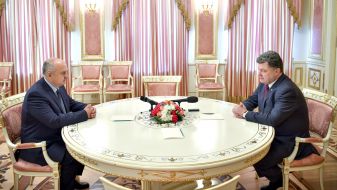 Petr Poroshenko and Igor Smeshko