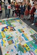 Big card of children's drawings