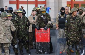 Evromaydan activists during a rally