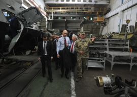 Arseniy Yatsenyuk and Aleksandr Shvets
