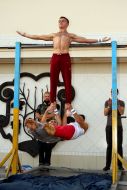 Demonstration performances on Street workout