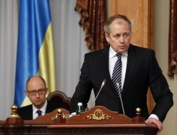 Arseny Yatsenyuk and Yaroslav Romaniuk