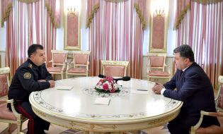 Pyotr Poroshenko and Stepan Poltorak