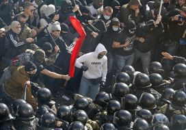 Clashes at Parliament