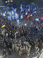 Clashes at Parliament