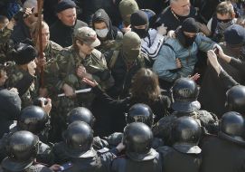 Clashes at Parliament