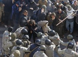 Clashes at Parliament