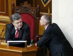 Petr Poroshenko and Boris Lozhkin