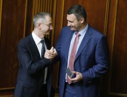 Boris Lozhkin and Vitali Klitschko