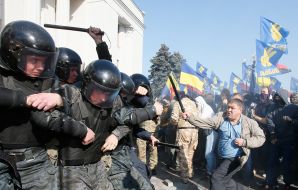 Clashes at Parliament