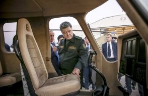 Petr Poroshenko at "Motor Sich"