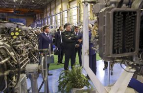 Petr Poroshenko at "Motor Sich"