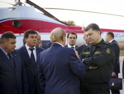 Petr Poroshenko at "Motor Sich"