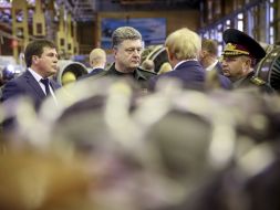 Petr Poroshenko at "Motor Sich"