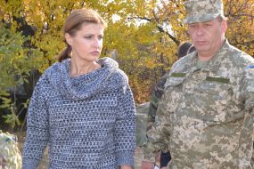 Marina Poroshenko and Aleksandr Golodnyuk