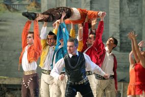 A scene from the ballet "Romeo and Juliet"
